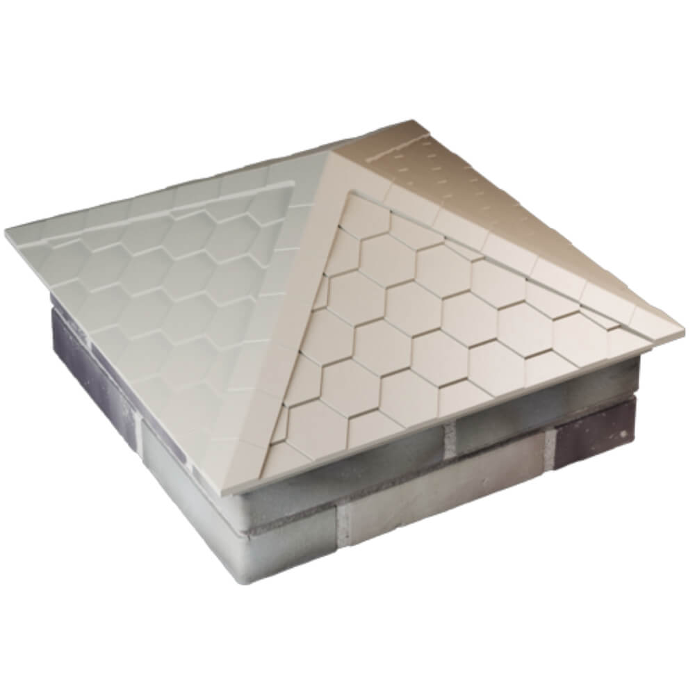 Колпак Zking Эверест Бежевый на столб 2х2 кирпича (535х535мм) Волгодонск фото