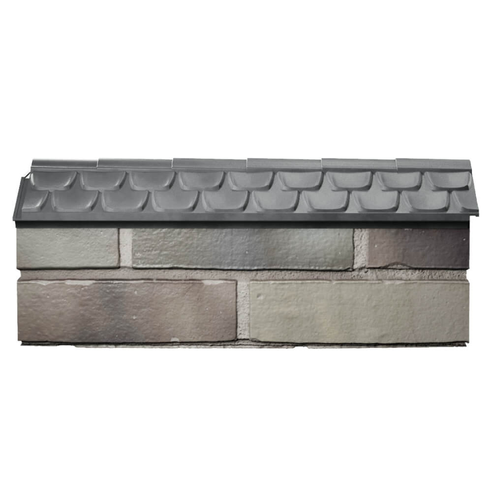 Парапет Zking Эльбрус Серый с посадкой на 0.5 кирпича (130мм) в Волгодонске фото