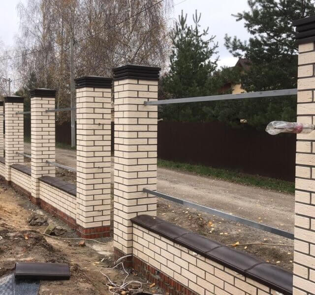 Колпак Zking Бона ХайТек Коричневый на столб 1.5х1.5 кирпича (385х385мм) в Волгодонске фото