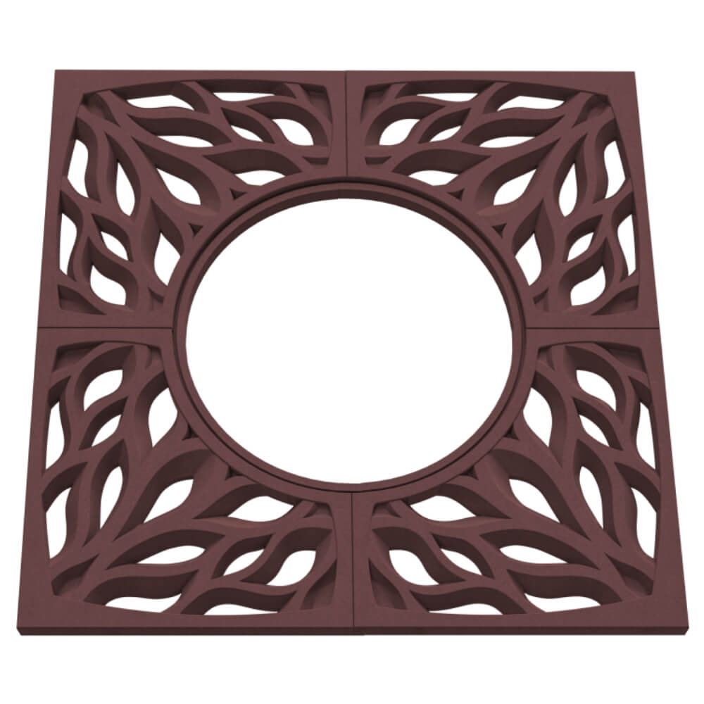 Приствольная решетка для дерева ZKING CRUST 1.2х1.2м Коричневая в Волгодонске фото