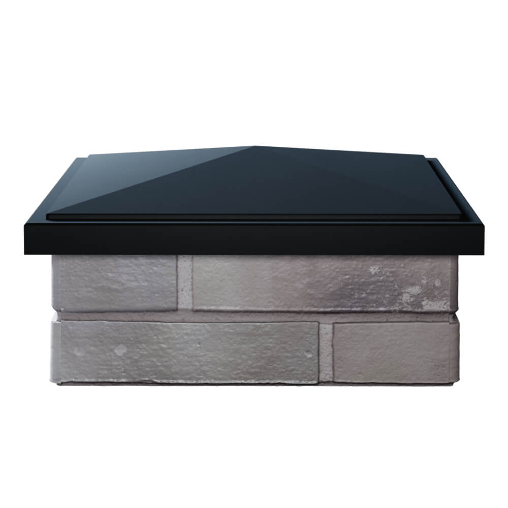 Колпак Zking БонаМоно Черный на столб 1.5х1.5 кирпича (385х385, 400х400мм) Волгодонск фото