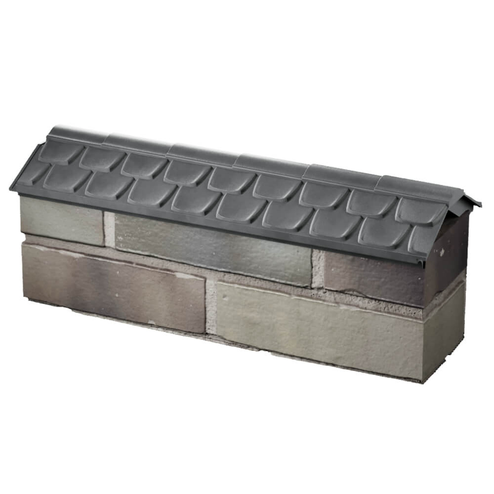 Парапет Zking Эльбрус Серый с посадкой на 0.5 кирпича (130мм) в Волгодонске фото