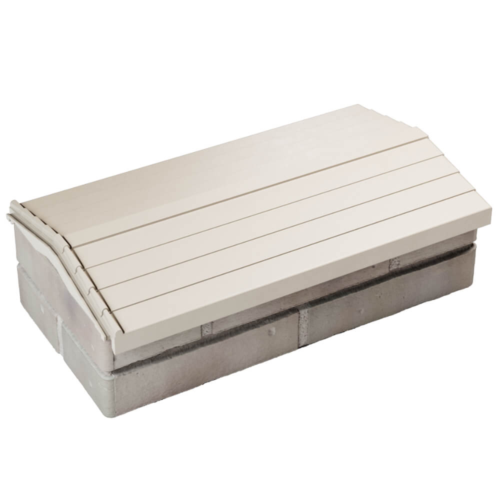 Парапет Zking Бона ХайТек Бежевый с посадкой на 1 кирпич (200/225/255мм) в Волгодонске фото