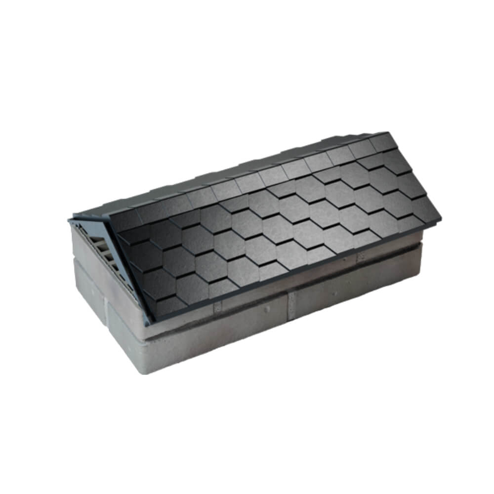 Парапет Zking Эверест Черный с посадкой на 1 кирпич (200/225/255мм) в Волгодонске фото