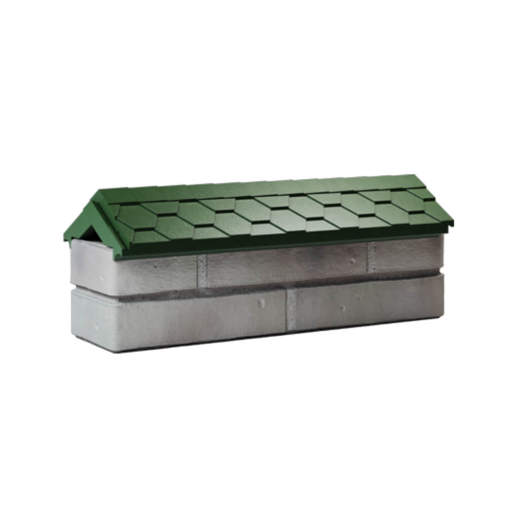 Парапет Zking Эверест Зеленый с посадкой на 0.5 кирпича (130мм) Волгодонск фото