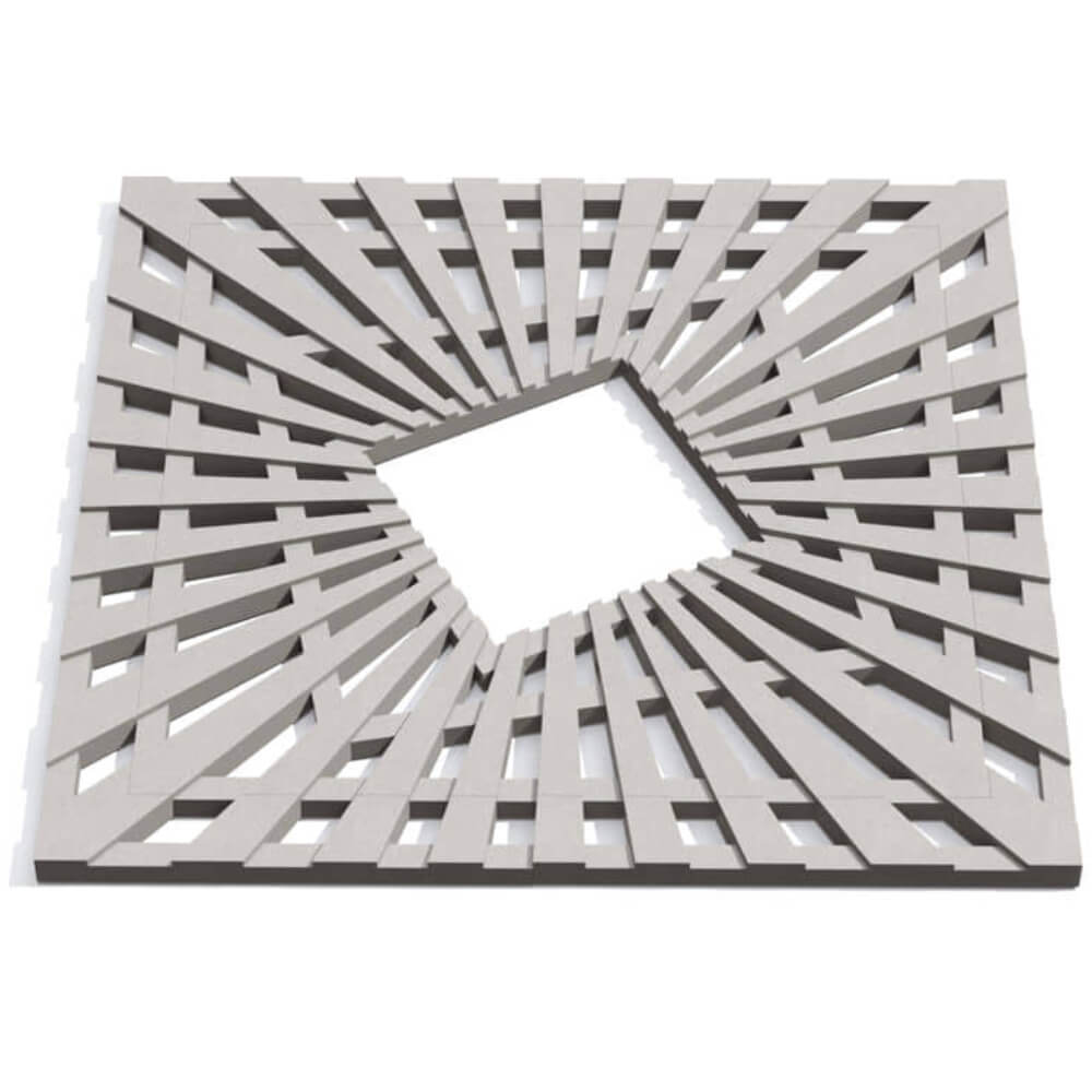 Приствольная решетка для дерева ZKING ATMOSPHERE 1.2х1.2м Бежевая Волгодонск фото