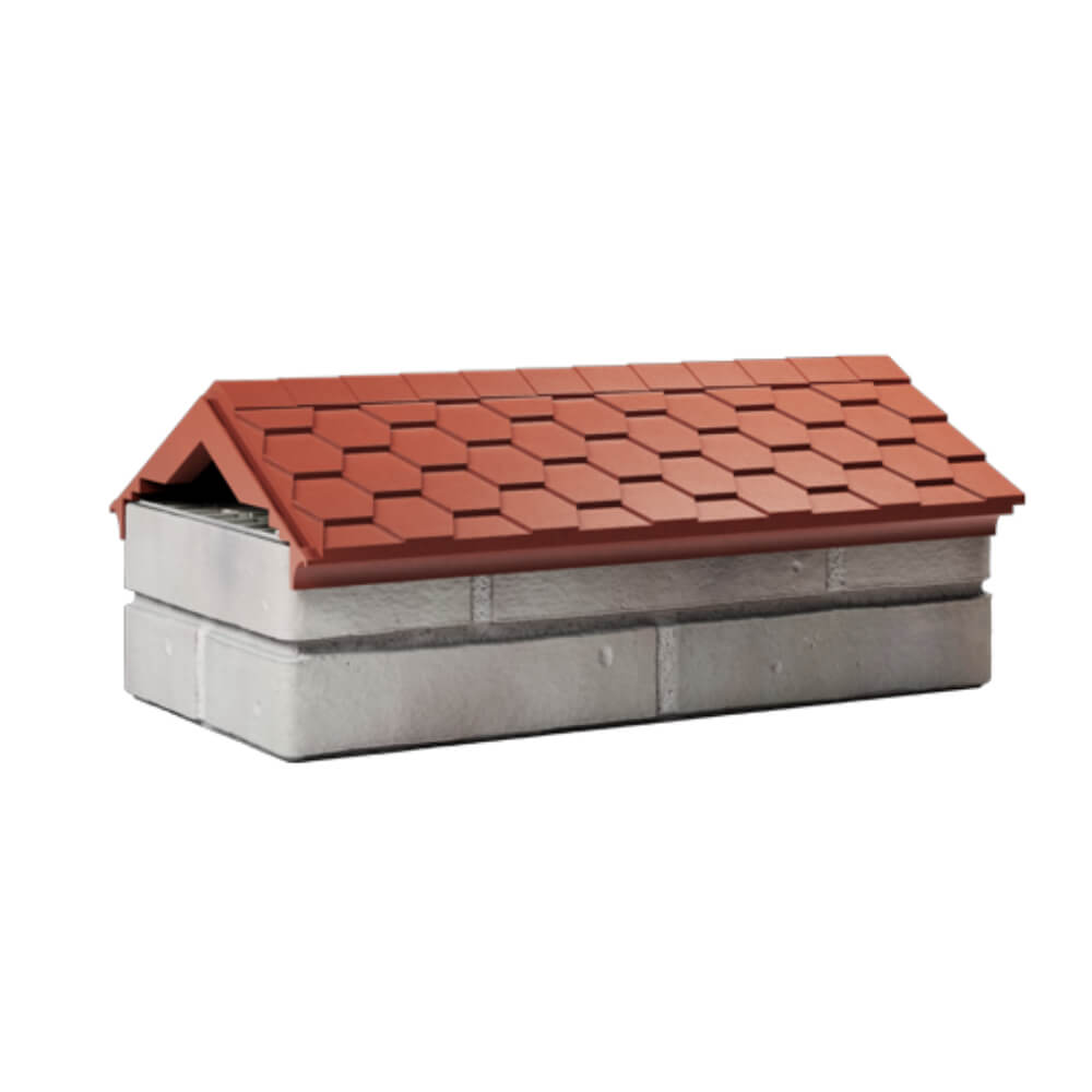 Парапет Zking Эверест Красный с посадкой на 1 кирпич (200/225/255мм) Волгодонск фото