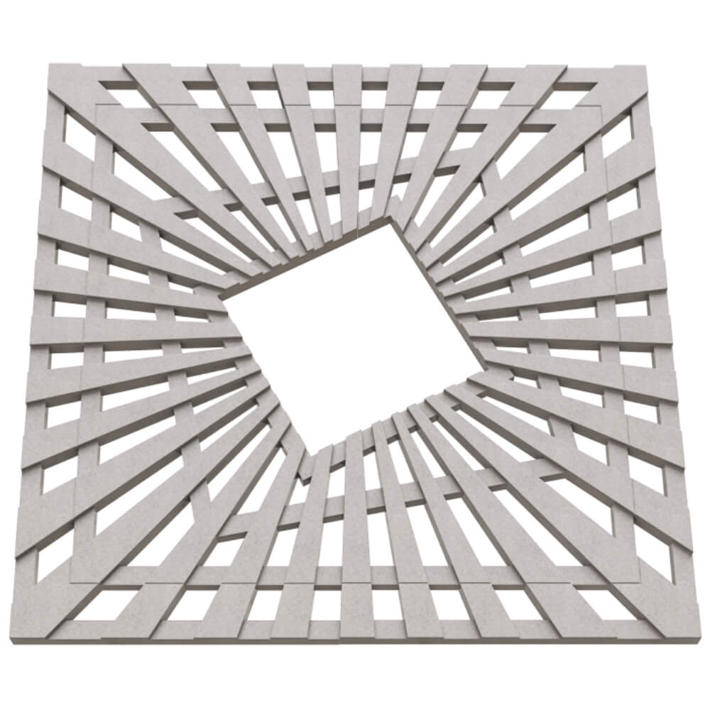 Приствольная решетка для дерева ZKING ATMOSPHERE 1.2х1.2м Бежевая в Волгодонске фото