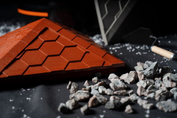 Колпак Zking Эверест Красный на столб 1.5х1.5 кирпича (390х390мм) в Волгодонске фото