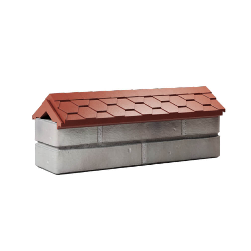 Парапет Zking Эверест Красный с посадкой на 0.5 кирпича (130мм) Волгодонск фото