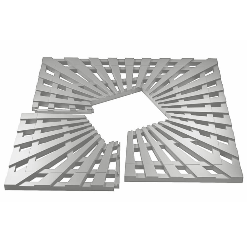 Приствольная решетка для дерева ZKING ATMOSPHERE 1.2х1.2м Бежевая в Волгодонске фото