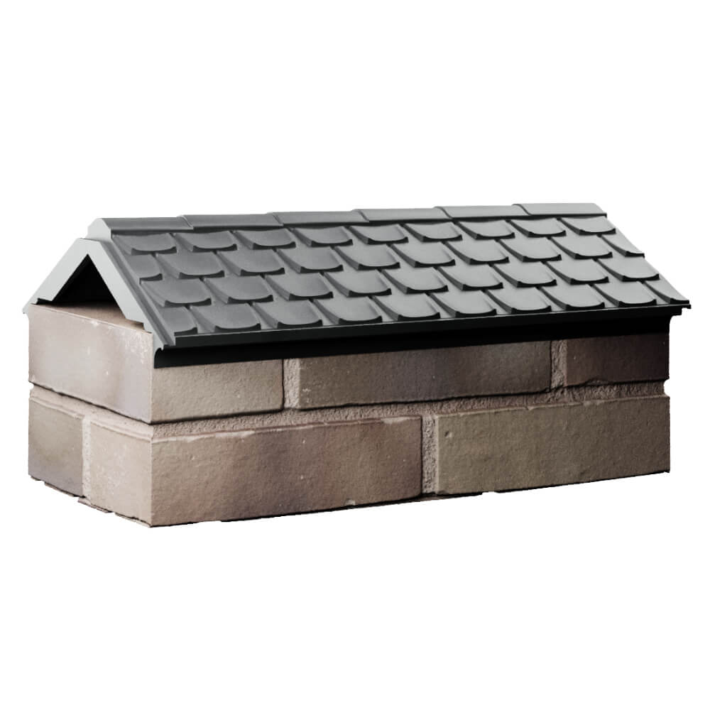 Парапет Zking Эльбрус Серый с посадкой на 1 кирпич (255мм) Волгодонск фото