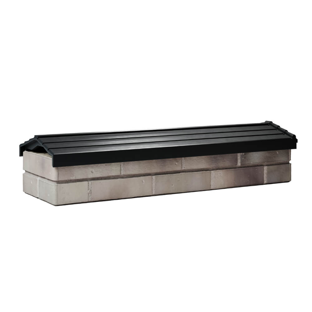 Парапет Zking Бона ХайТек Черный посадка на 0.5 кирпича (130мм) Волгодонск фото