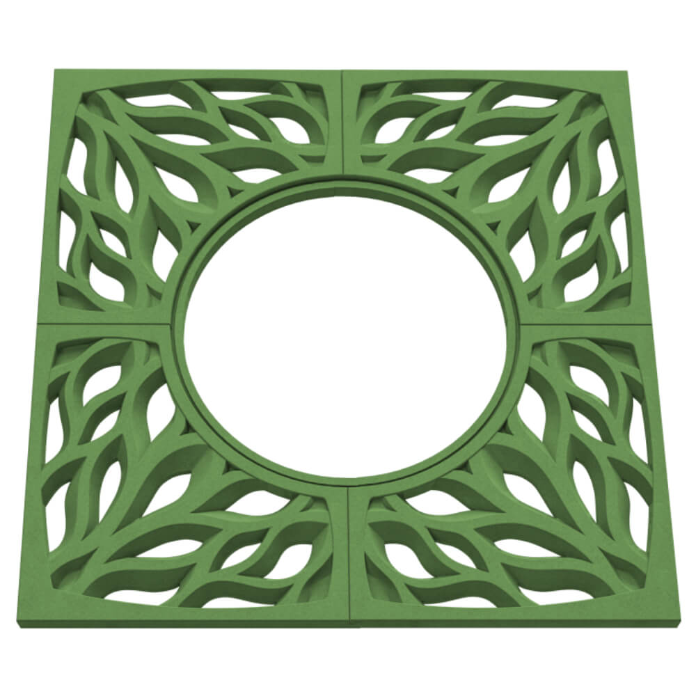 Приствольная решетка для дерева ZKING CRUST 1.2х1.2м Зеленая в Волгодонске фото