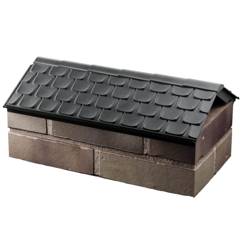 Парапет Zking Эльбрус Серый с посадкой на 1 кирпич (255мм) в Волгодонске фото