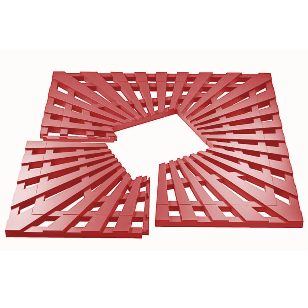 Приствольная решетка для дерева ZKING ATMOSPHERE 1.2х1.2м Красная в Волгодонске фото