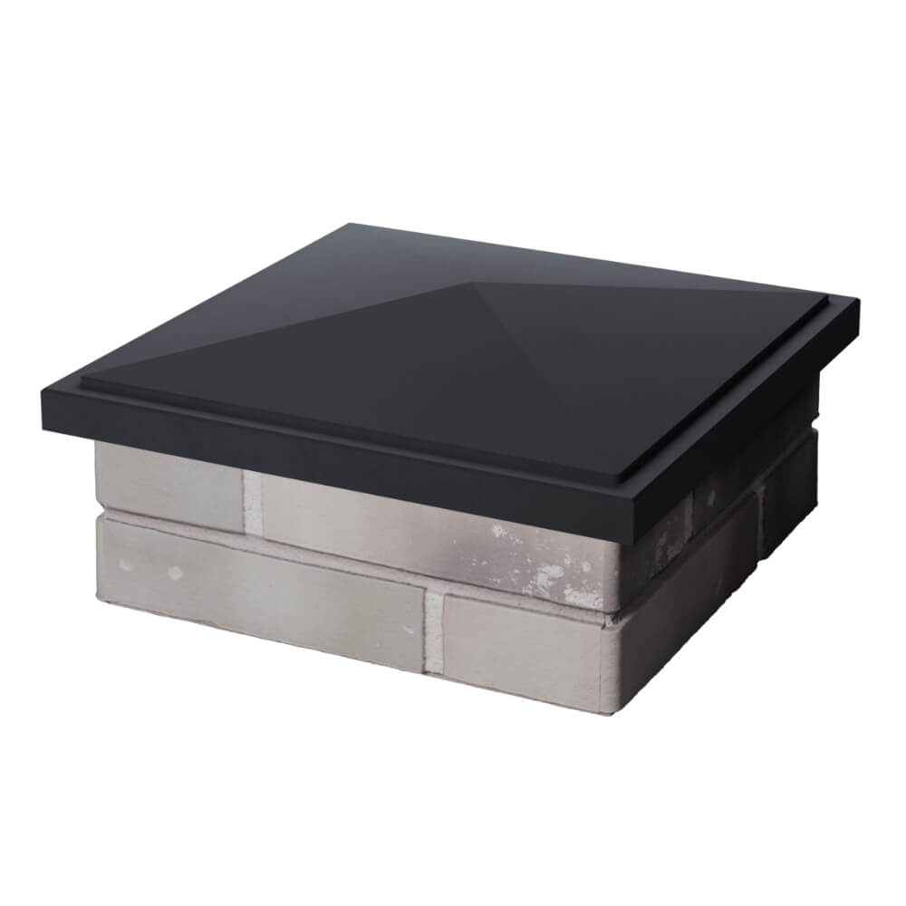 Колпак Zking БонаМоно Серый на столб 1.5х1.5 кирпича (385х385, 400х400мм) в Волгодонске фото