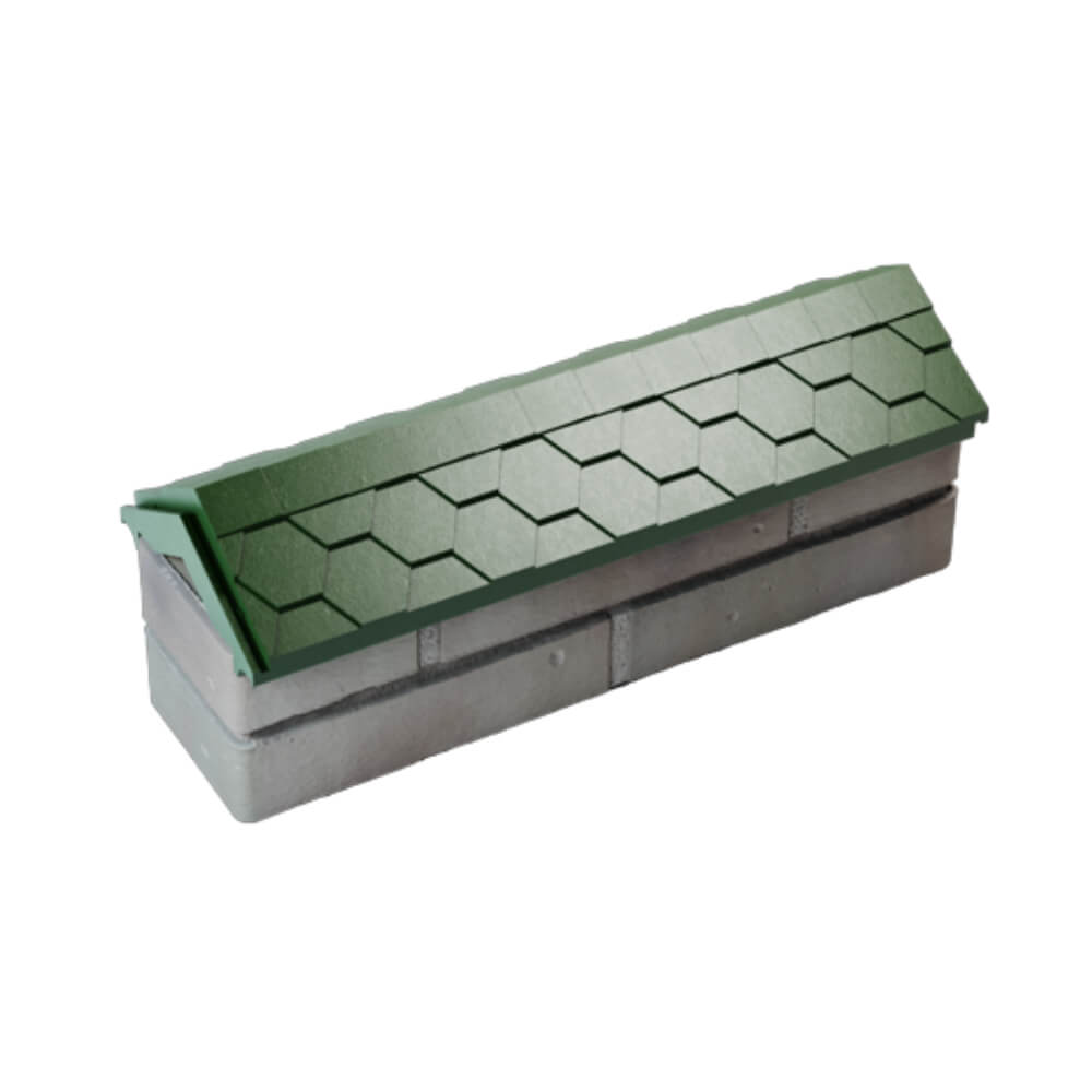 Парапет Zking Эверест Зеленый с посадкой на 0.5 кирпича (130мм) в Волгодонске фото