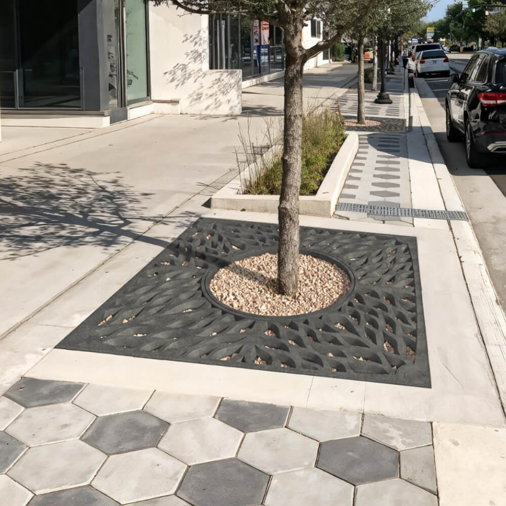 Приствольная решетка для дерева ZKING CRUST 2х2м Черная в Волгодонске фото