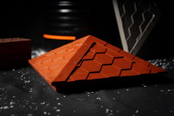 Колпак Zking Эверест Красный на столб 1.5х1.5 кирпича (390х390мм) в Волгодонске фото