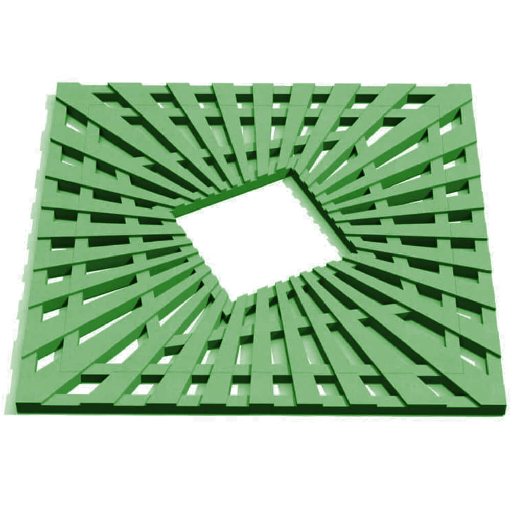 Приствольная решетка для дерева ZKING ATMOSPHERE 1.2х1.2м Зеленая Волгодонск фото