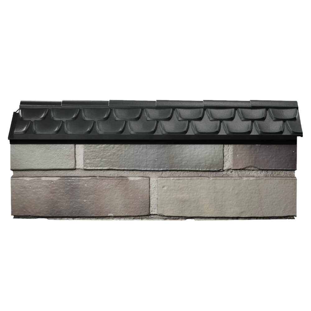 Парапет Zking Эльбрус Черный с посадкой на 0.5 кирпича (130мм) в Волгодонске фото